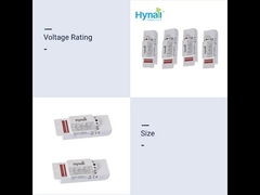 タイマーと3段階調光機能を備えた昼光センサーHNP102、DIPスイッチ設定